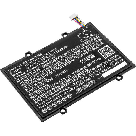 3.7V, Li-Polymer, 3350mAh, Tablet battery fits Lenovo, 121500028, A1, A1-07, 12.40Wh Tablet Cameron Sino Technology Limited