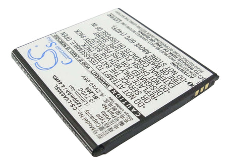 3.7V, Li-ion, 1200mAh, SmartPhone battery fits Lenovo, Bl204, A586, A630t, 4.44Wh Mobile, SmartPhone Cameron Sino Technology Limited (Smartphone)