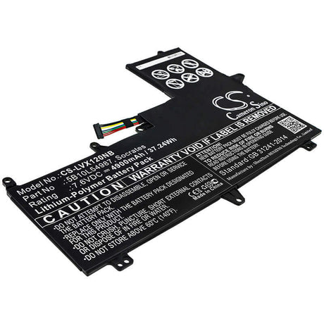 Battery For Lenovo, Air 12, Xiaoxin Air 12 7.6v, 4900mah - 37.24wh Notebook, Laptop Cameron Sino Technology Limited   