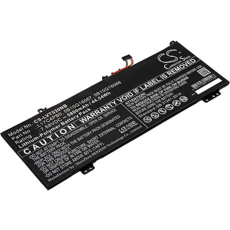 Notebook battery For Lenovo, Air 14, Flex 6-14, Flex 6-14ikb 7.68v, 5800mah - 44.54wh Notebook, Laptop Cameron Sino Technology Limited   