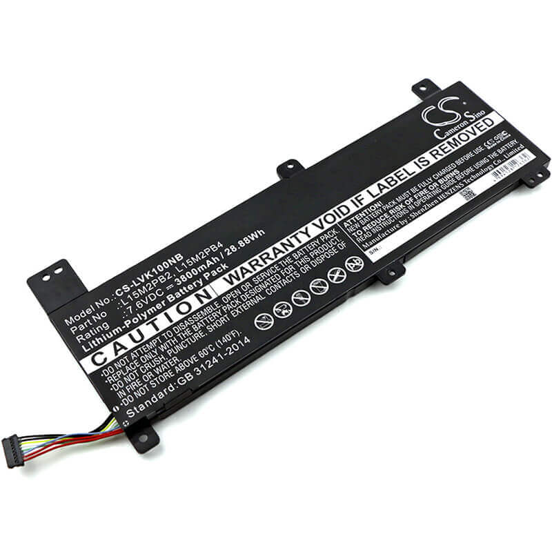 Battery For Lenovo, Chromebook 100s 7.6v, 3800mah - 28.88wh Notebook, Laptop Cameron Sino Technology Limited   