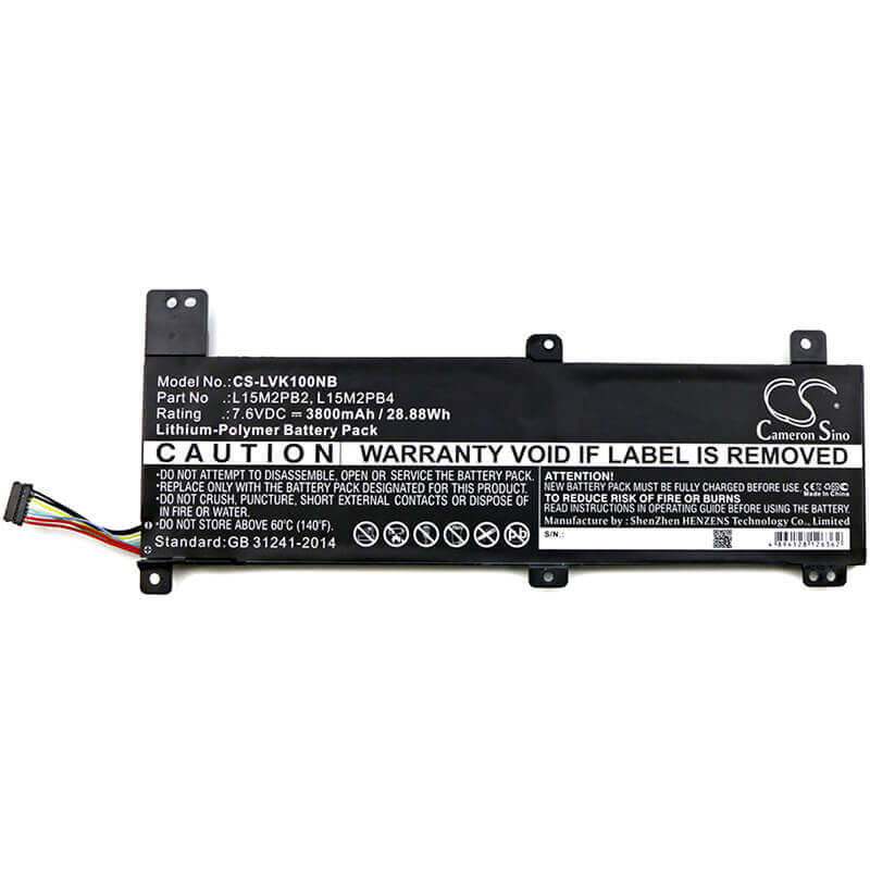 Battery For Lenovo, Chromebook 100s 7.6v, 3800mah - 28.88wh Notebook, Laptop Cameron Sino Technology Limited   