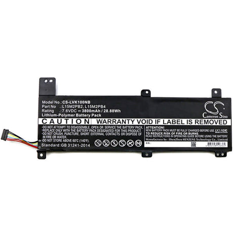 Battery For Lenovo, Chromebook 100s 7.6v, 3800mah - 28.88wh Notebook, Laptop Cameron Sino Technology Limited   