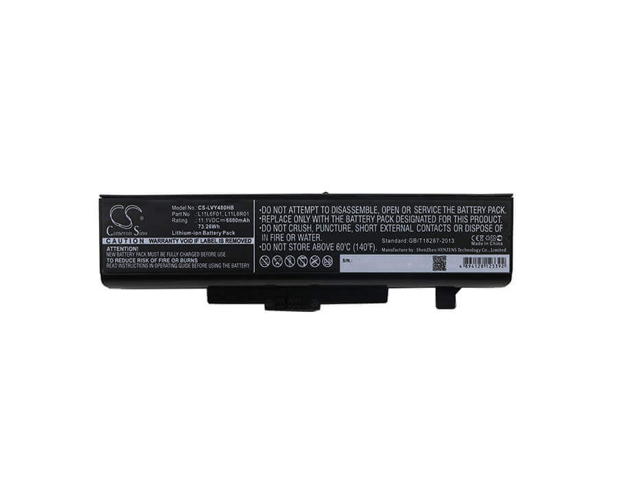 Battery For Lenovo, Deapad Z380a, Ideapad B480, Ideapad B485 11.1v, 6600mah - 73.26wh Notebook, Laptop Cameron Sino Technology Limited (Suspended)