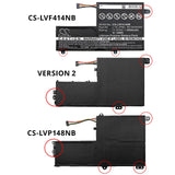Battery For Lenovo, Flex 4-1480 14", Flex 4-1570, Flex 4-1580 80ve 11.4v, 4550mah - 51.87wh Notebook, Laptop Cameron Sino Technology Limited   