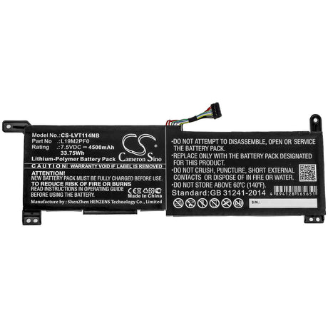 Battery For Lenovo, Ideapad 1-11ada05 82gv002bnz, Ideapad 1-11ada05(82gv) 7.5v, 4500mah - 33.75wh Notebook, Laptop Cameron Sino Technology Limited   