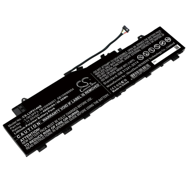 Battery For Lenovo, Ideapad 5 14, Ideapad 5 14are, Ideapad Slim5-14iil 11.55v, 4900mah - 56.60wh Notebook, Laptop Cameron Sino Technology Limited   