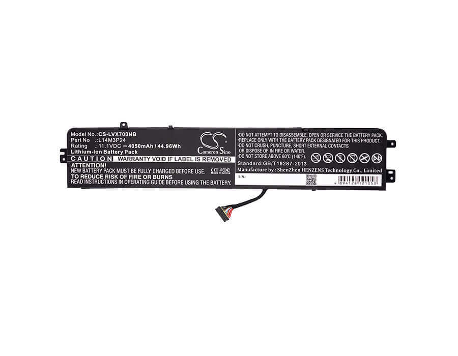 Battery For Lenovo, Ideapad 700, Ideapad Xiaoxin 700 11.1v, 4050mah - 44.96wh Notebook, Laptop Cameron Sino Technology Limited   