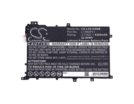 Battery For Lenovo, Ideapad A10, Ideapad A10-70 3.7v, 6200mah - 22.94wh Notebook, Laptop Cameron Sino Technology Limited   