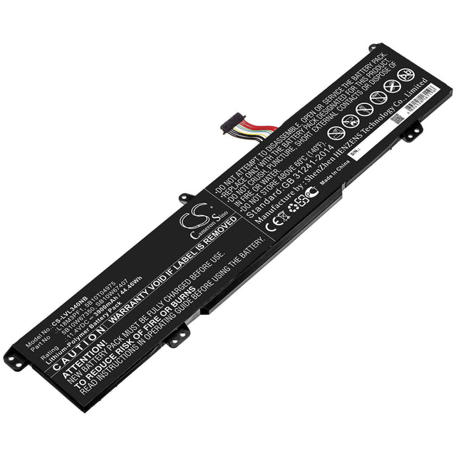 Notebook Battery For Lenovo, Ideapad L340 Sp/b, Ideapad L340-15irh, Ideapad L340-17irh 11.4v, 3900mah - 44.46wh Notebook, Laptop Cameron Sino Technology Limited