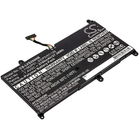 Battery For Lenovo, Ideapad S200, Ideapad S206 7.4v, 3700mah - 27.38wh Notebook, Laptop Cameron Sino Technology Limited (Suspended)   