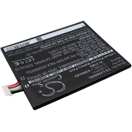 3.7V, Li-Polymer, 6300mAh, Tablet battery fits Lenovo, L11c2p31, Ideapad S2110a, Ideatab S2110, 23.31Wh Tablet Cameron Sino Technology Limited