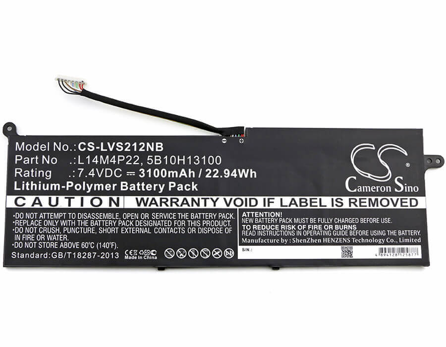Battery For Lenovo, Ideapad S21e-20, Ideapad S21e-20 80m4 7.4v, 3100mah - 22.94wh Notebook, Laptop Cameron Sino Technology Limited   