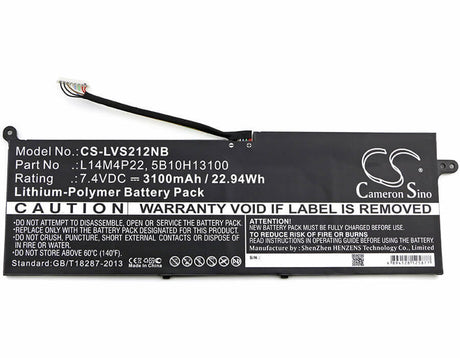 Battery For Lenovo, Ideapad S21e-20, Ideapad S21e-20 80m4 7.4v, 3100mah - 22.94wh Notebook, Laptop Cameron Sino Technology Limited   