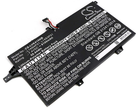 Battery For Lenovo, K41-70, M41-70, M41-70a-ith 7.4v, 8100mah - 59.94wh Batteries for Electronics Cameron Sino Technology Limited (Suspended)   