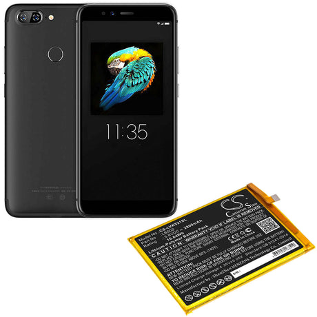 3.8V, Li-Polymer, 2800mAh, SmartPhone battery fits Lenovo, Lb002, K520, K520t Pro, 10.64Wh Mobile, SmartPhone Cameron Sino Technology Limited (Smartphone)