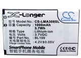 3.7V, Li-ion, 1000mAh, SmartPhone battery fits Lenovo, Bl199, Ma308, Ma309, 3.7Wh Mobile, SmartPhone Cameron Sino Technology Limited (Smartphone)