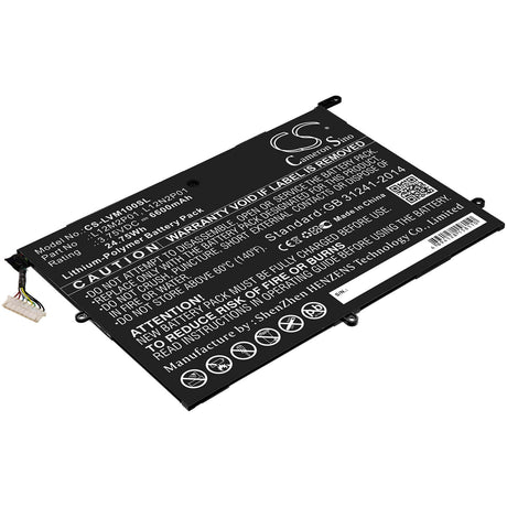 3.75V, Li-Polymer, 6600mAh, Tablet battery fits Lenovo, 121500184, Miix 10, Thinkpad Tablet 2 3679 - 10.1, 24.75Wh Tablet Cameron Sino Technology Limited