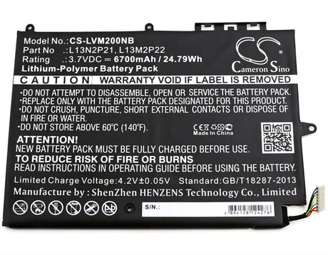 Battery For Lenovo, Miix 2, Miix 2 10, Miix 3 10, Miix 3-1030 3.7v, 6700mah - 24.79wh Notebook, Laptop Cameron Sino Technology Limited (Suspended)   