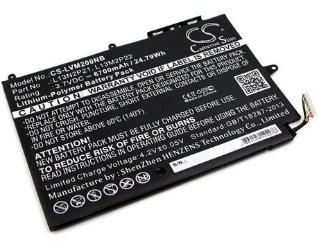 Battery For Lenovo, Miix 2, Miix 2 10, Miix 3 10, Miix 3-1030 3.7v, 6700mah - 24.79wh Notebook, Laptop Cameron Sino Technology Limited (Suspended)   