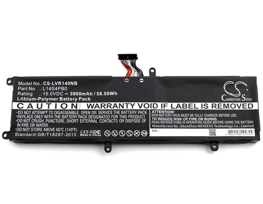 Notebook battery For Lenovo, Savers 14 15v, 3900mah - 58.50wh Notebook, Laptop Cameron Sino Technology Limited