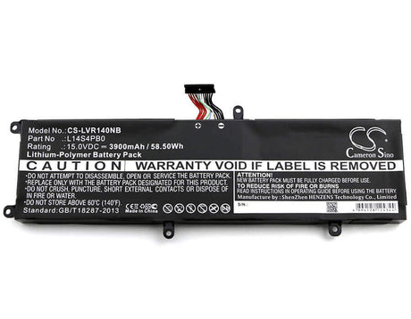 Notebook battery For Lenovo, Savers 14 15v, 3900mah - 58.50wh Notebook, Laptop Cameron Sino Technology Limited