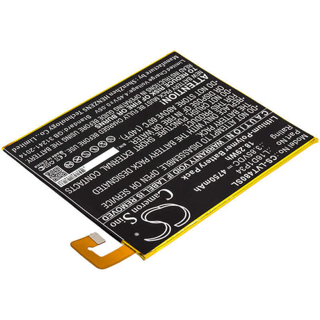 3.85V, Li-Polymer, 4750mAh, Tablet battery fits Lenovo, L16d1p34, Tab4 8, Tab4 8 Plus, 18.29Wh Tablet Cameron Sino Technology Limited
