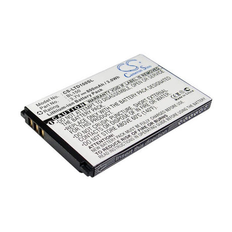 3.7V, Li-ion, 950mAh, SmartPhone battery fits Lenovo, Bl150, Td100, 3.52Wh Mobile, SmartPhone Cameron Sino Technology Limited (Smartphone)
