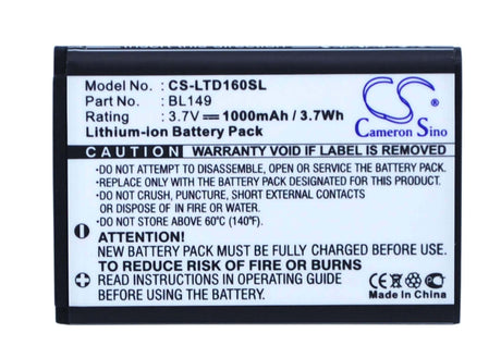 Battery For Lenovo Td16 3.7v, 1000mah - 3.70wh Batteries for Electronics Cameron Sino Technology Limited (Suspended)