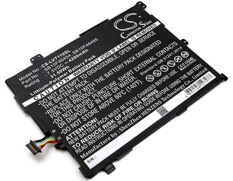 7.5V, Li-Polymer, 4200mAh, Tablet battery fits Lenovo, 00hw016, Thinkpad 10 20e3, Thinkpad 10 20e4, 31.50Wh Tablet Cameron Sino Technology Limited