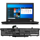 Notebook Battery For Lenovo, Thinkpad P15, Thinkpad P15 Gen 1 20st002dau, Thinkpad P15 Gen 1 20st002fau 11.55v, 8000mah - 92.40wh Notebook, Laptop Cameron Sino Technology Limited