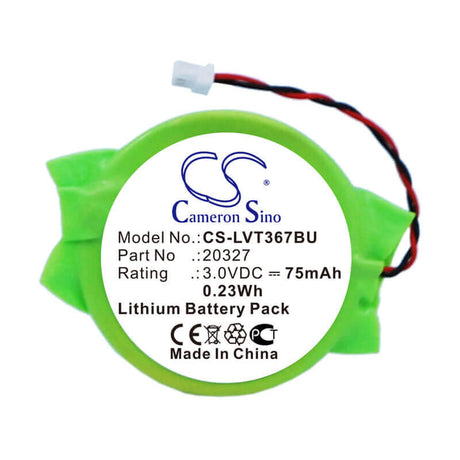 3.0V, Lithium, 75mAh, CMOS / BackUp battery fits Lenovo, 20327, Miix 10, 0.23Wh CMOS / BackUp Cameron Sino Technology Limited