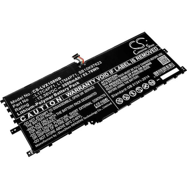 Notebook Battery For Lenovo, Thinkpad X1 Yoga 2018,, 15.36v, 3500mah - 53.76wh Notebook, Laptop Cameron Sino Technology Limited