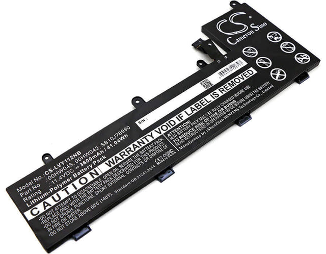 Notebook battery For Lenovo, Thinkpad Yoga 11e Chromebook 11.4v, 3600mah - 41.04wh Notebook, Laptop Cameron Sino Technology Limited   