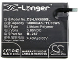 3.85V, Li-Polymer, 3000mAh, SmartPhone battery fits Lenovo, Bl267, Vibe K6, 11.55Wh Mobile, SmartPhone Cameron Sino Technology Limited (Smartphone)