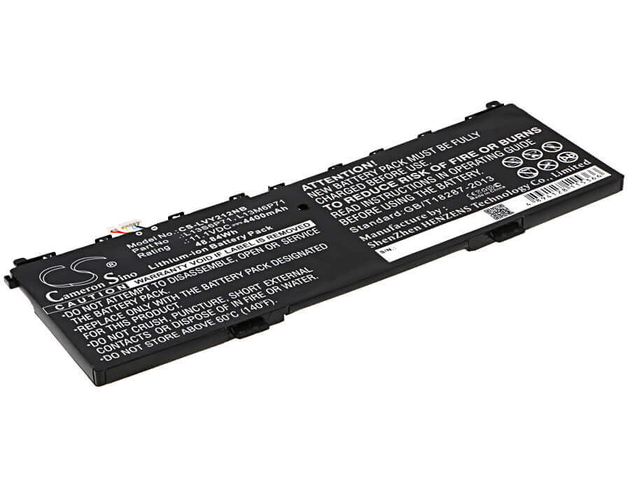 Battery For Lenovo, Yoga 2 13 11.1v, 4400mah - 48.84wh Notebook, Laptop Cameron Sino Technology Limited   