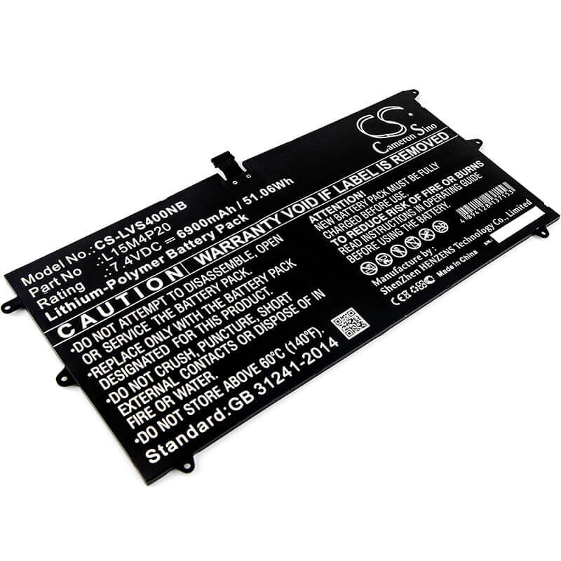 Battery For Lenovo, Yoga 4s, Yoga 900s 12isk, Yoga 900s-12isk 7.4v, 6900mah - 51.06wh Notebook, Laptop Cameron Sino Technology Limited   