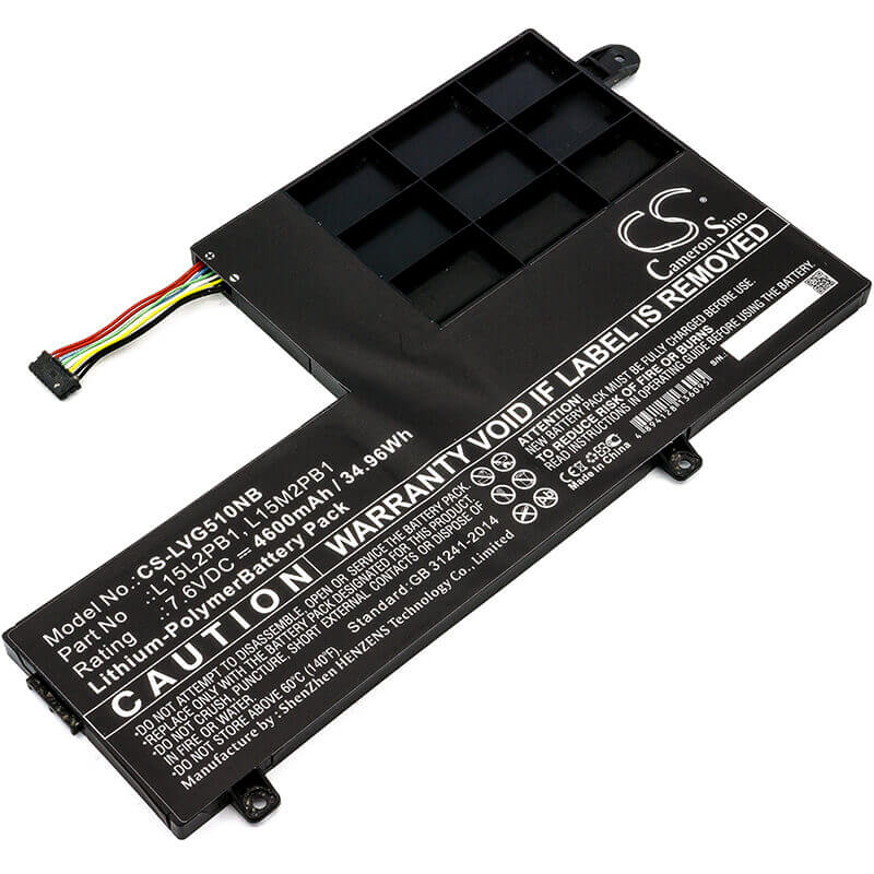 Battery For Lenovo Yoga 510, Yoga 510-15isk, Yoga 510-14ast 7.6v, 4600mah - 34.96wh Notebook, Laptop Cameron Sino Technology Limited   