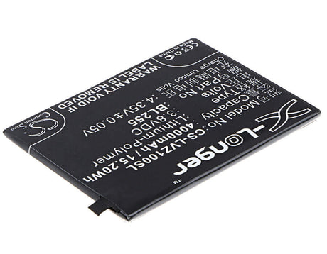 3.8V, Li-Polymer, 4000mAh, SmartPhone battery fits Lenovo, Bl255, Z1221, Z1221 Dual Sim, 15.2Wh Mobile, SmartPhone Cameron Sino Technology Limited (Smartphone)