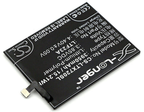 3.85V, Li-Polymer, 3950mAh, SmartPhone battery fits Letv, Ltf23a, Le Pro 3, X720, 15.21Wh Mobile, SmartPhone Cameron Sino Technology Limited (Smartphone)