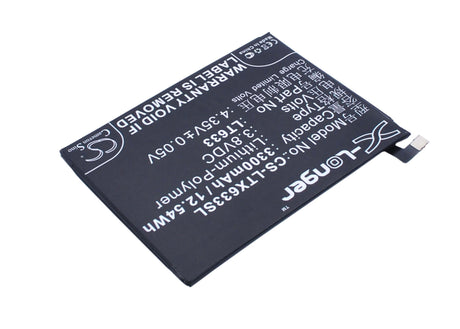 3.8V, Li-Polymer, 3300mAh, SmartPhone battery fits Letv, Lt633, Max, Mx1, 12.54Wh Mobile, SmartPhone Cameron Sino Technology Limited (Smartphone)