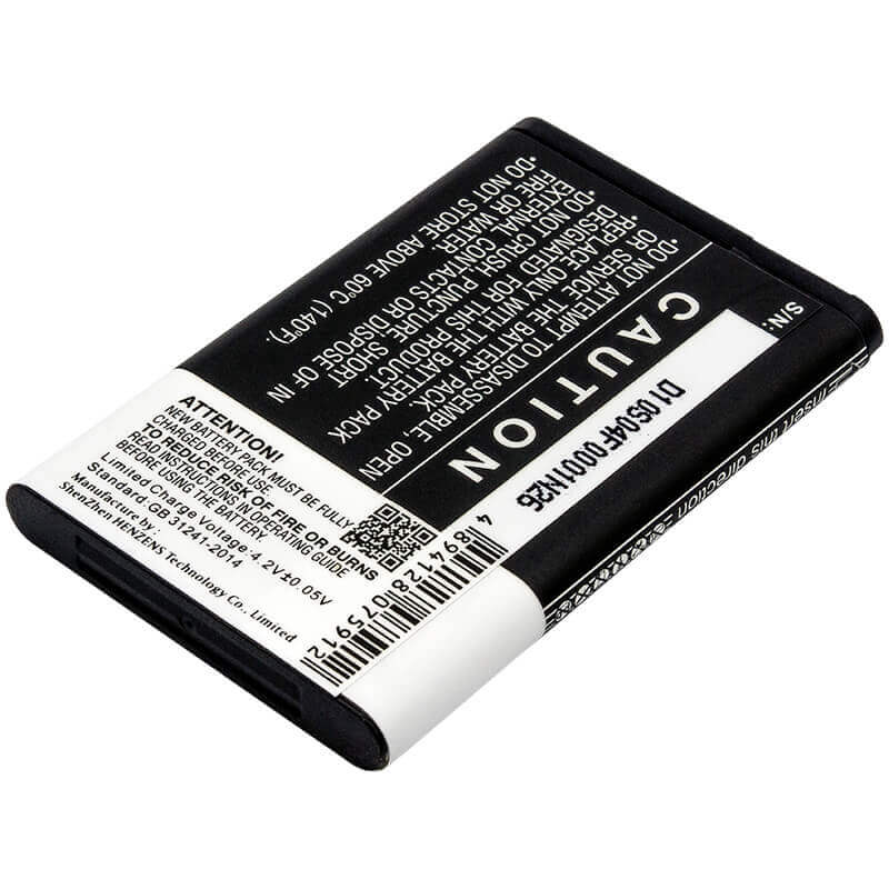 3.7V, Li-ion, 1200mAh, Remote Control battery fits Letv, Probat, Rti, Rc60tp6, S40, S50, 4.44Wh Remote Control Cameron Sino Technology Limited
