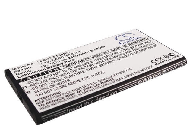 3.7V, Li-ion, 2400mAh, Hotspot battery fits Lg, Ntt Docomo, Eac61579101, Agl29141, L09c, 8.88Wh Hotspot Cameron Sino Technology Limited