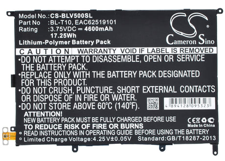 Battery For Lg G Pad 8.3, V500, Vk810 3.75v, 4600mah - 17.25wh Batteries for Electronics Cameron Sino Technology Limited (Suspended)   