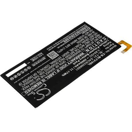 3.85V, Li-Polymer, 2900mAh, Tablet battery fits Lg, Bl-t31, G Pad F2 8.0, G Pad F2 8.0 Lte, 11.17Wh Tablet Cameron Sino Technology Limited