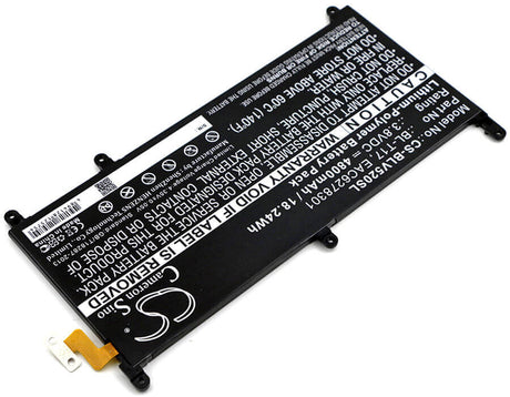 3.8V, Li-Polymer, 4800mAh, Tablet battery fits Lg, Bl-t17, G Pad Iii 8.0, G Pad X 8.3, 18.24Wh Tablet Cameron Sino Technology Limited
