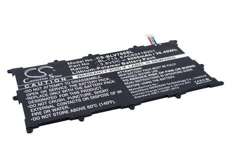 3.8V, Li-Polymer, 8000mAh, Tablet battery fits Lg, Bl-t13, G Pad 10.1", G Pad Tablet 10.1", 30.40Wh Tablet Cameron Sino Technology Limited