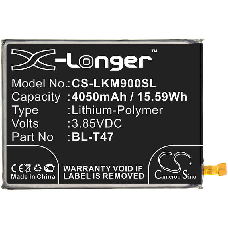 3.85V, Li-Polymer, 4050mAh, SmartPhone battery fits Lg, Bl-t47, G900, G900em, 15.59Wh Mobile, SmartPhone Cameron Sino Technology Limited (Smartphone)