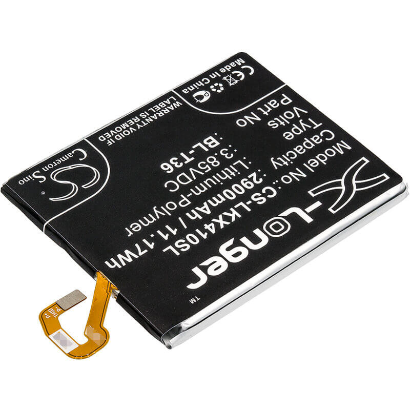 3.85V, Li-Polymer, 2900mAh, SmartPhone battery fits Lg, Bl-t36, Harmony 2, Harmony 2 Lte-a, 11.17Wh Mobile, SmartPhone Cameron Sino Technology Limited (Smartphone)