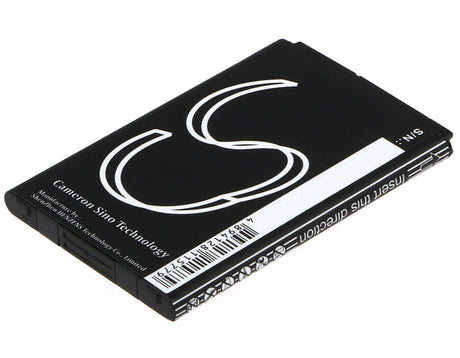 3.7V, Li-ion, 1700mAh, SmartPhone battery fits Lg, Bl-49jh, K100, K120, 6.29Wh Mobile, SmartPhone Cameron Sino Technology Limited (Smartphone)